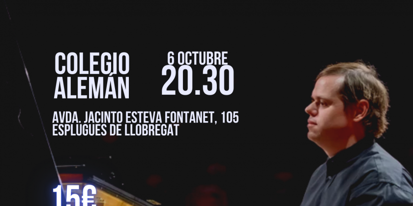 Concierto de piano benéfico