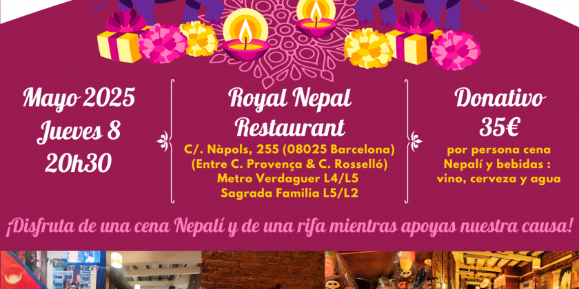 Cena de recaudación de fondos del 8 de Mayo – Reserve la Fecha!